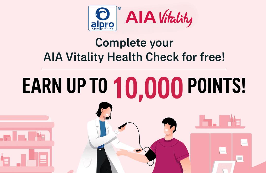 Featured image for AIA Is Offering Free Health Checks To All AIA Vitality Members Nationwide in Alpro Pharmacy