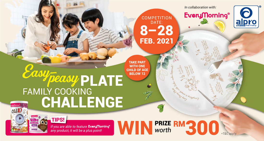 Featured image for "Easy-Peasy Plate" Family Cooking Challenge