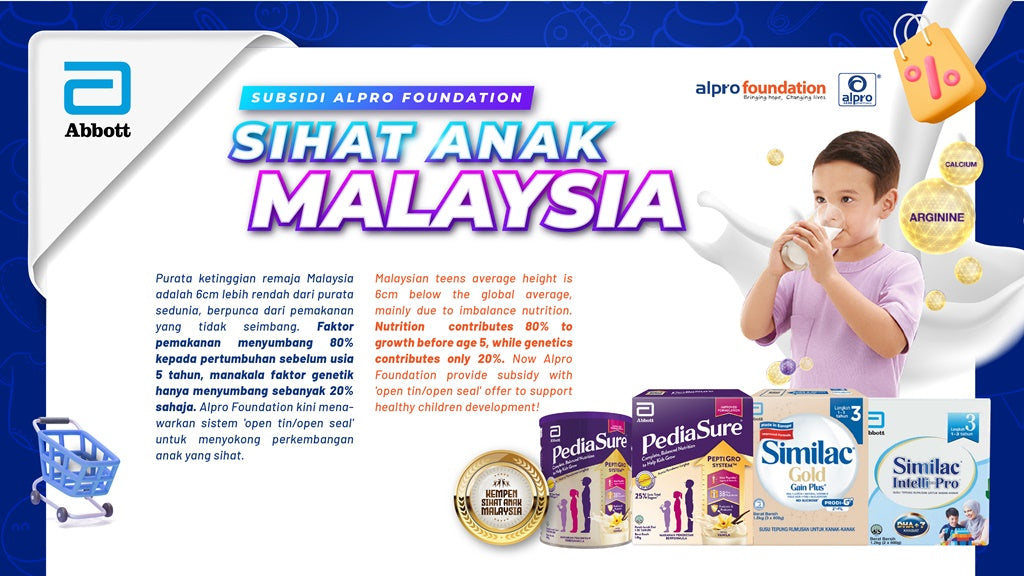 Featured image for Lebih Banyak Formula Susu Subsidi! Program "Sihat Anak Malaysia" oleh Alpro Foundation di Alpro Pharmacy
