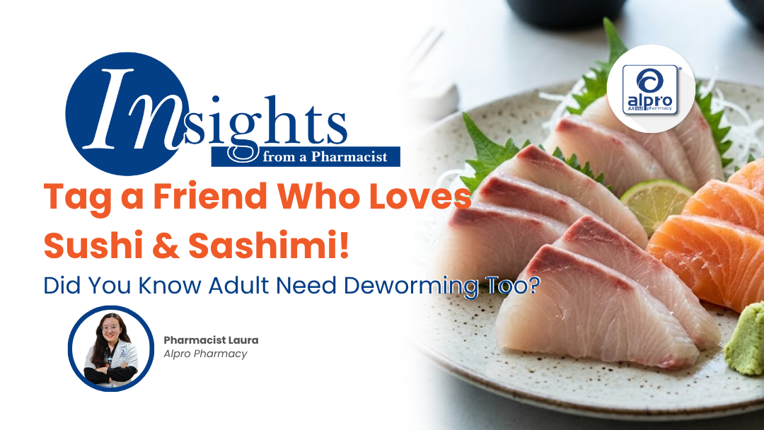 Tag a Friend Who Loves Sushi & Sashimi! 🍣 The Real Reason Adults Need Deworming Too