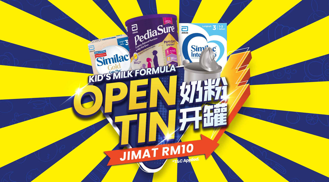 Featured image for 让孩子的营养不打折!加入Open Tin 开罐计划,享全马最低价奶粉!