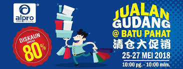 Featured image for Alpro Pharmacy Warehouse Sale 2018
