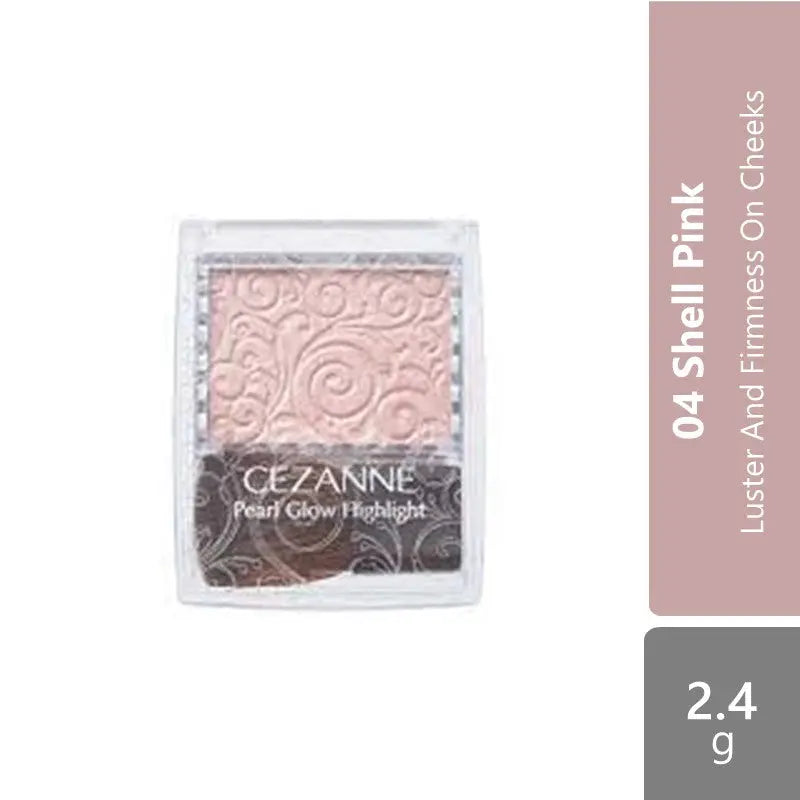 Cezanne Pearl Glow Highlight (01 Champagne Beige/02 Rose Beige/04 Shell Pink) | Luster And Firmness On Cheeks Cezanne