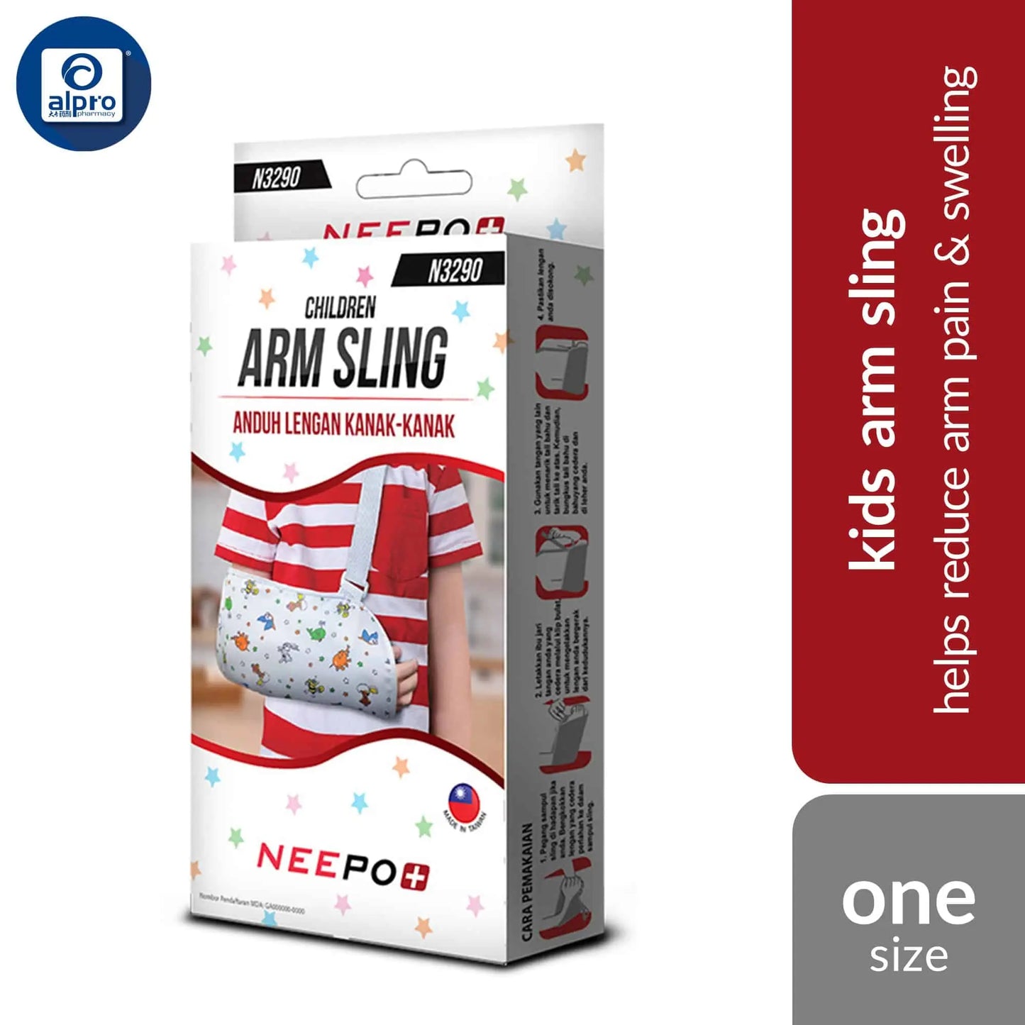 neepo-n3290-children-arm-sling-helps-reduce-arm-pain-swelling