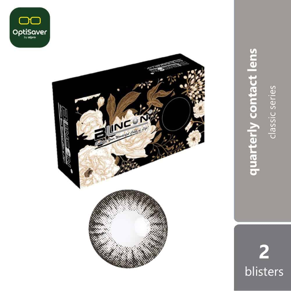 blincon-classic-lens-90d-quarterly-contact-lenses-smokey-black product image 1