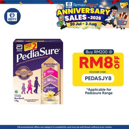 Abbott PediaSure Peptigro Vanilla 1.1KG FOC 2 sachets Pediasure