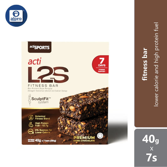 Actisport Acti L2s Fitness Bar 40g 7s | Lower Calorie And High Protein Fuel ACTI