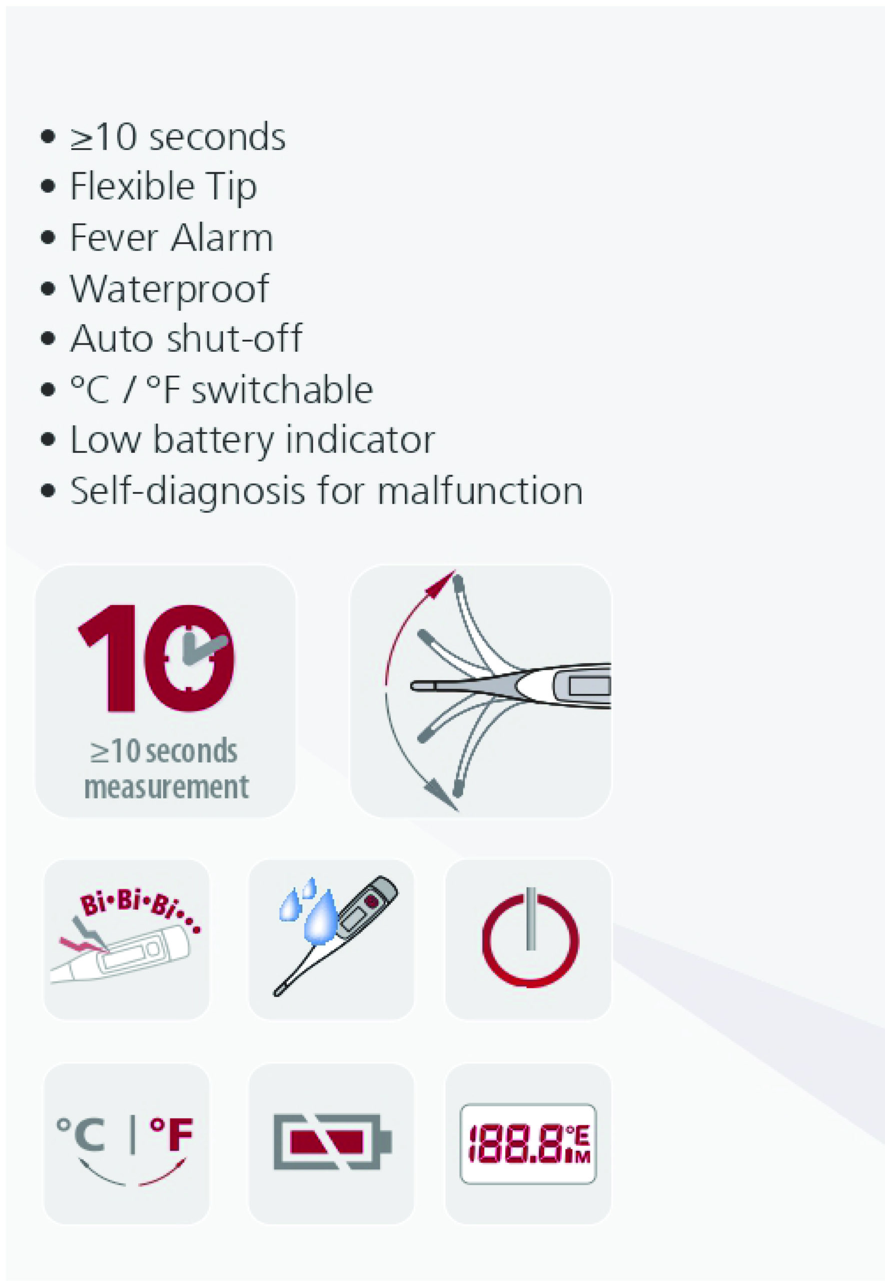 Rossmax Digital Thermometer Tg380 For Oral Axillary Rectal Alpro