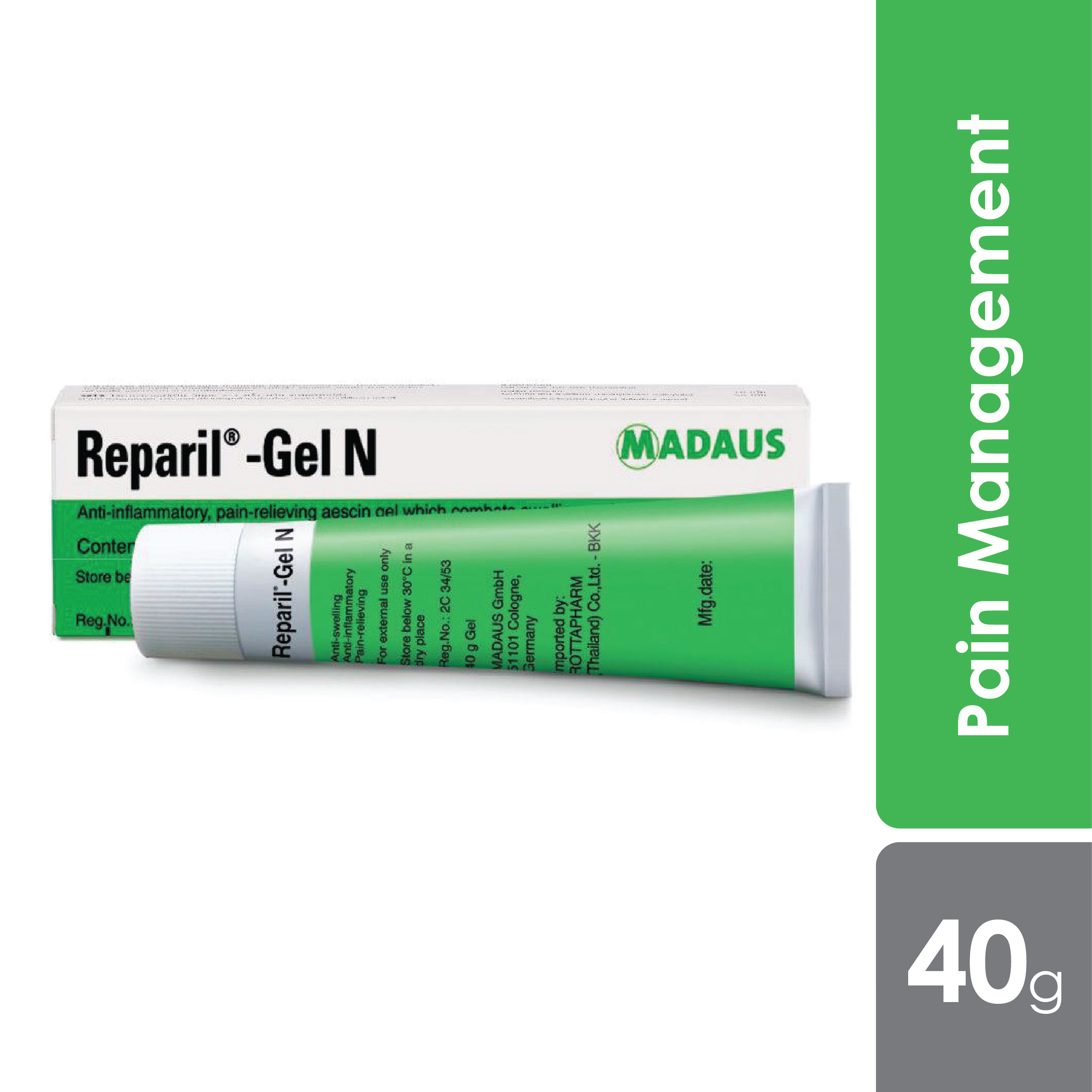 Reparil Gel N 40g Anti Inflammatory And Pain Relieving Alpro Pharmacy