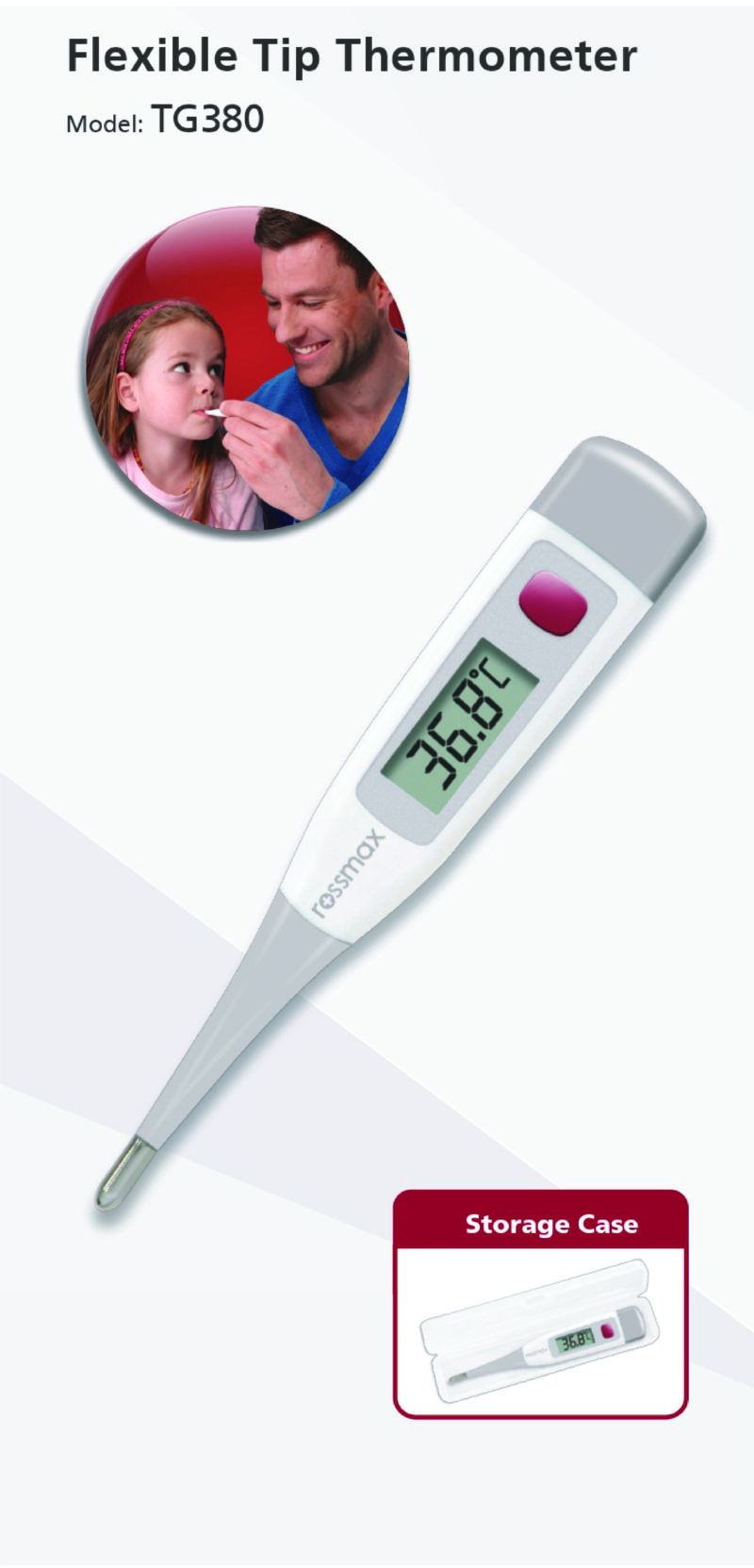 Rossmax Digital Thermometer Tg For Oral Axillary Rectal Alpro