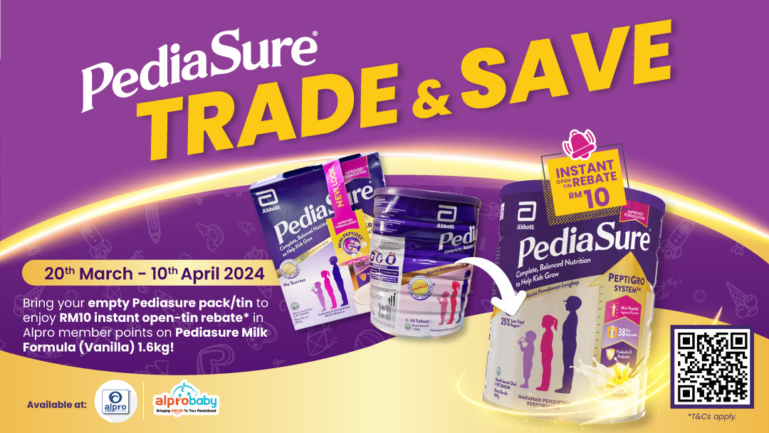 Featured image for Pediasure Trade & Save: Instant Rebate Up To RM10 | 20 March to 10 April 2024