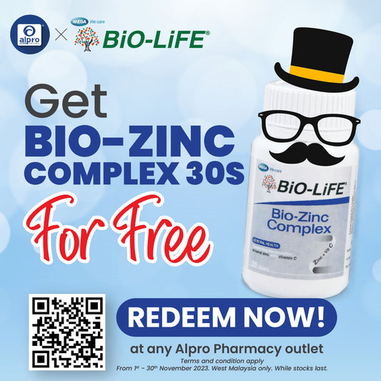 Featured image for Redeem your FREE Bio-Zinc Complex Now!