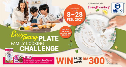 Featured image for "Easy-Peasy Plate" Family Cooking Challenge