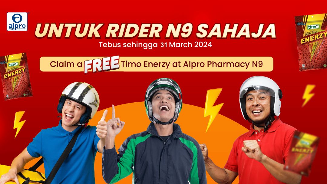 Featured image for Free Timo® Enerzy Drops at Alpro Pharmacy Negeri Sembilan