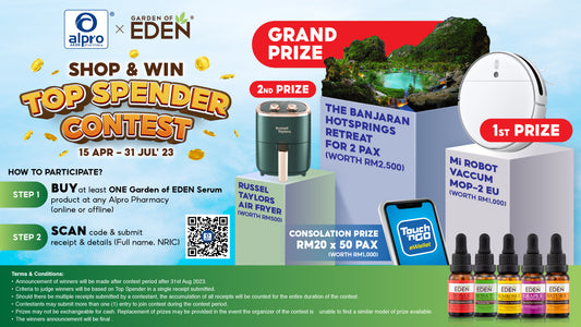 Featured image for Alpro X Garden of EDEN "Shop & Win Top Spender Contest"
