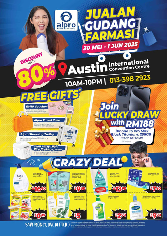 Alpro Pharmacy JB Warehouse Sale 2025