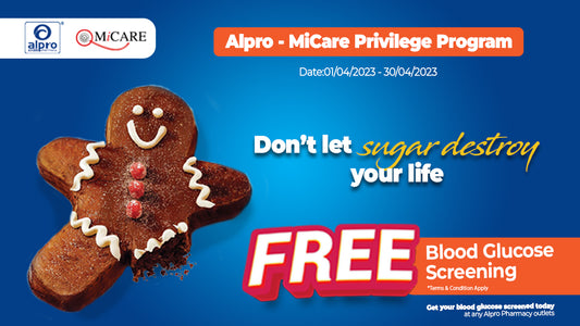 Featured image for Alpro-MiCare Privilege Program: FREE Blood Glucose Screening