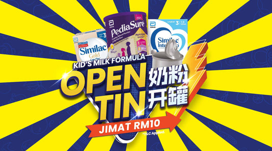 Featured image for Give your child the best nutrition! Join the Open Tin program for the lowest-priced formula milk in Malaysia!
