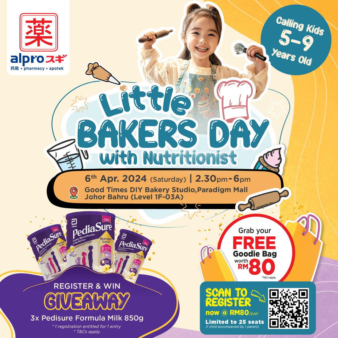 Featured image for Alpro Sugi Little Bakers Day with Nutritionist