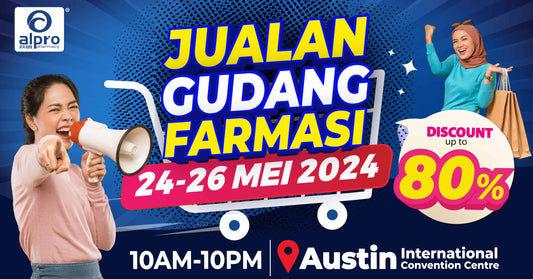 Featured image for Alpro Pharmacy JB Warehouse Sale 2024