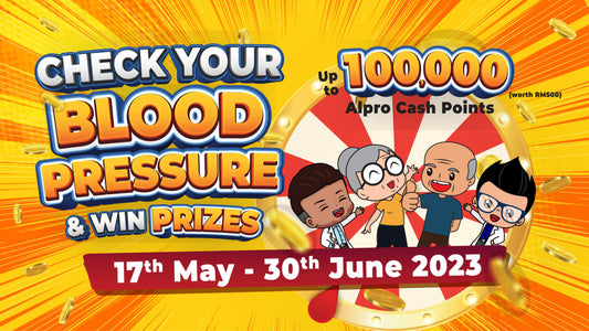 Featured image for Check Blood Pressure and Win up to 100,000 Alpro Cash Points