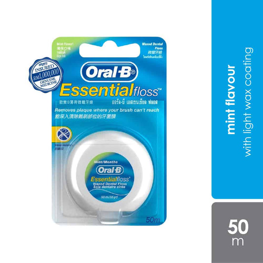 oral-b-essential-floss-waxed-dental-mint-50m-with-light-wax-coating