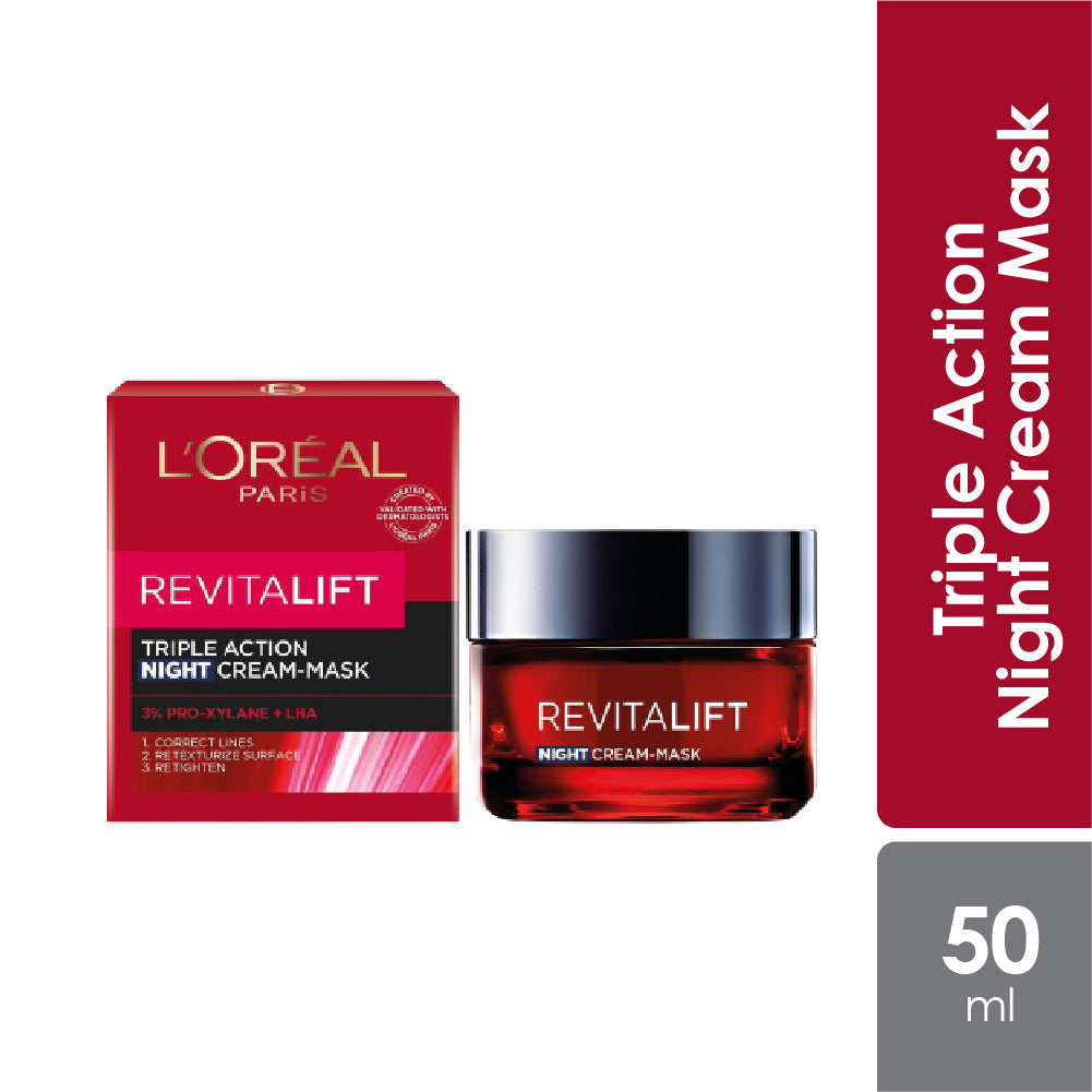 loreal-paris-revitalift-triple-action-night-cream-mask-50ml
