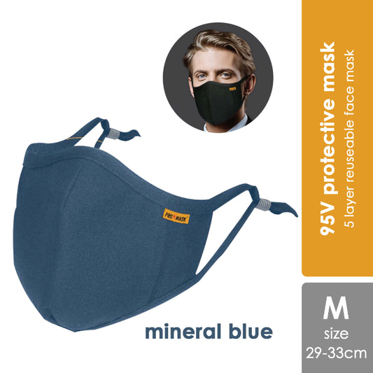 proxmask-95v-5-layers-reusable-face-mask-black-mineral-blue-1s-for-adult-m-mineral-blue