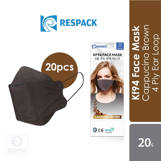 respack-kf94-disposable-medical-mask-20s-cappuccino-brown