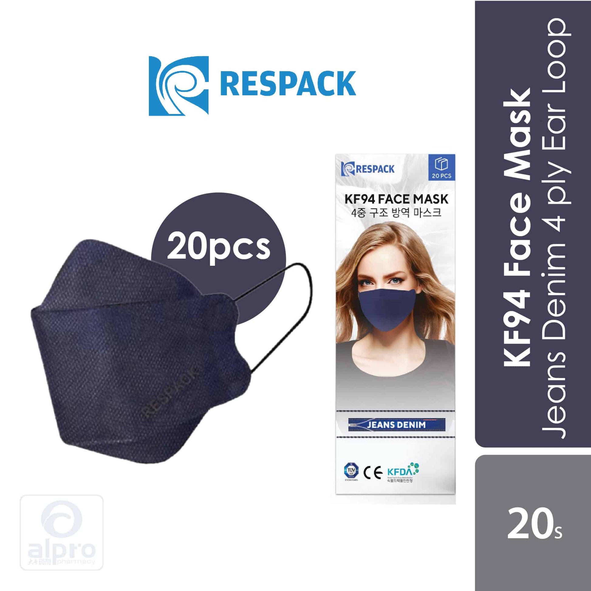 respack-kf94-disposable-medical-mask-20s-jeans-denim