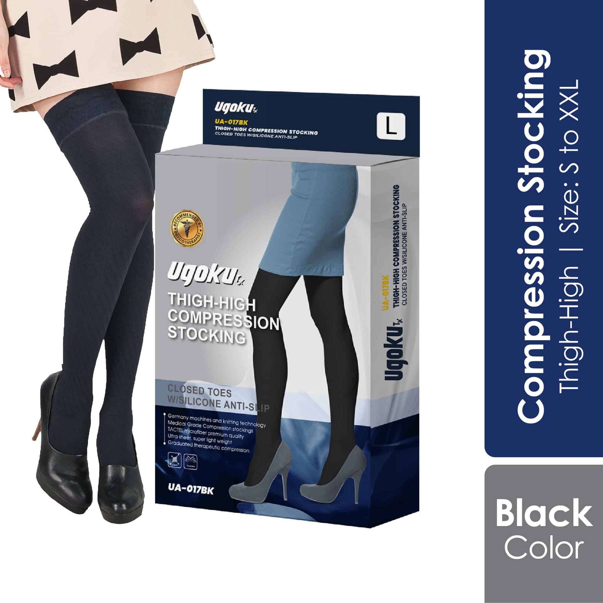 ugoku-compression-stockings-thigh-high-sizes-s-to-xxl-l-black
