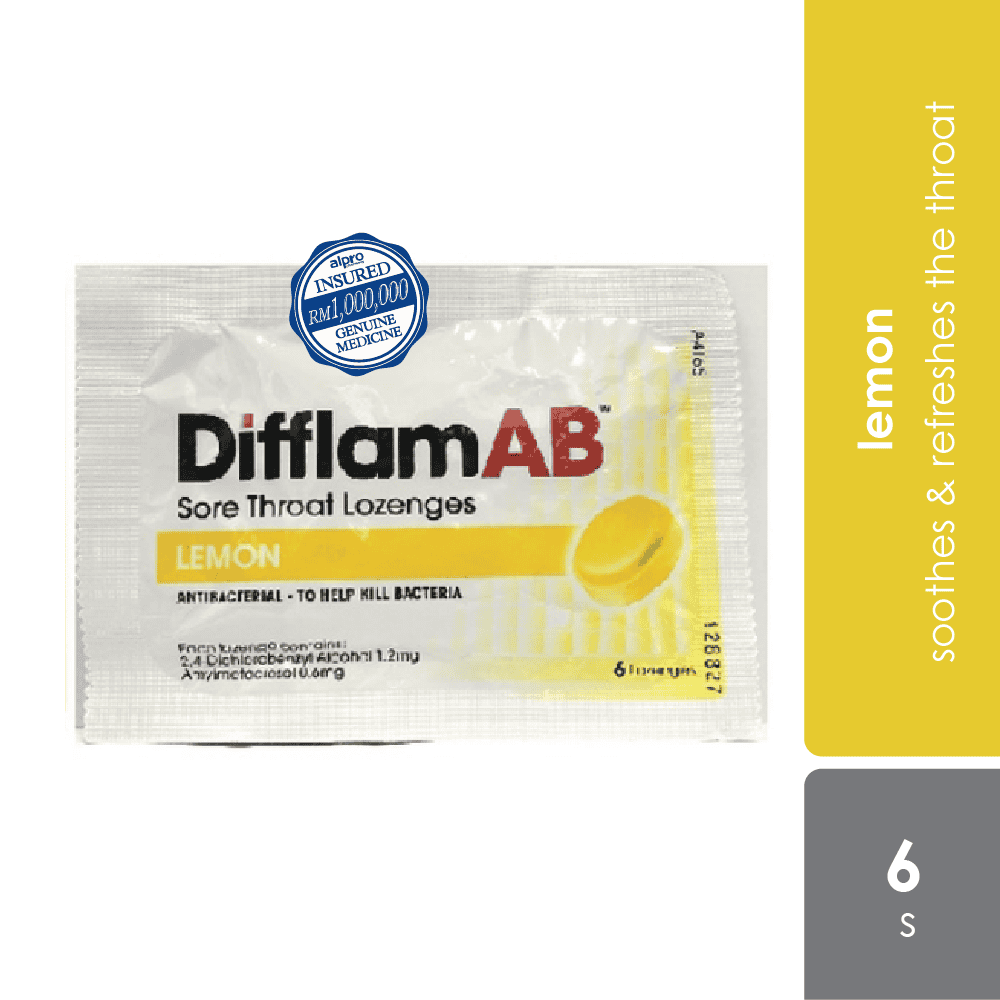 difflamab-loz-lemon-6sfor-sore-throat