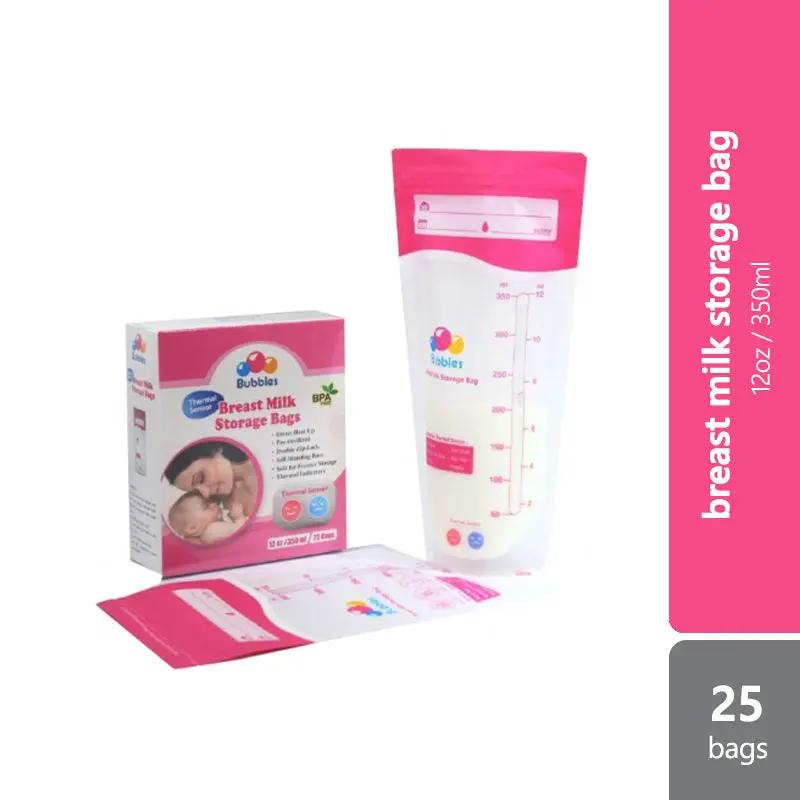 bubbles-thermal-sensor-double-ziplock-breastmilk-bags-25s product image 1