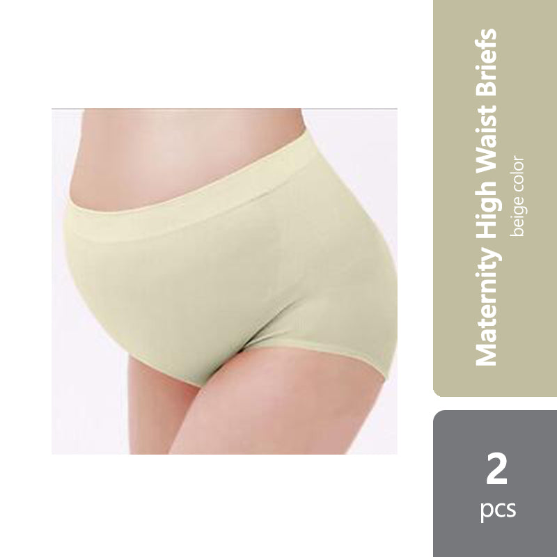 shapee-maternity-high-waist-brief-2pcs-beige-black-pink product image 1