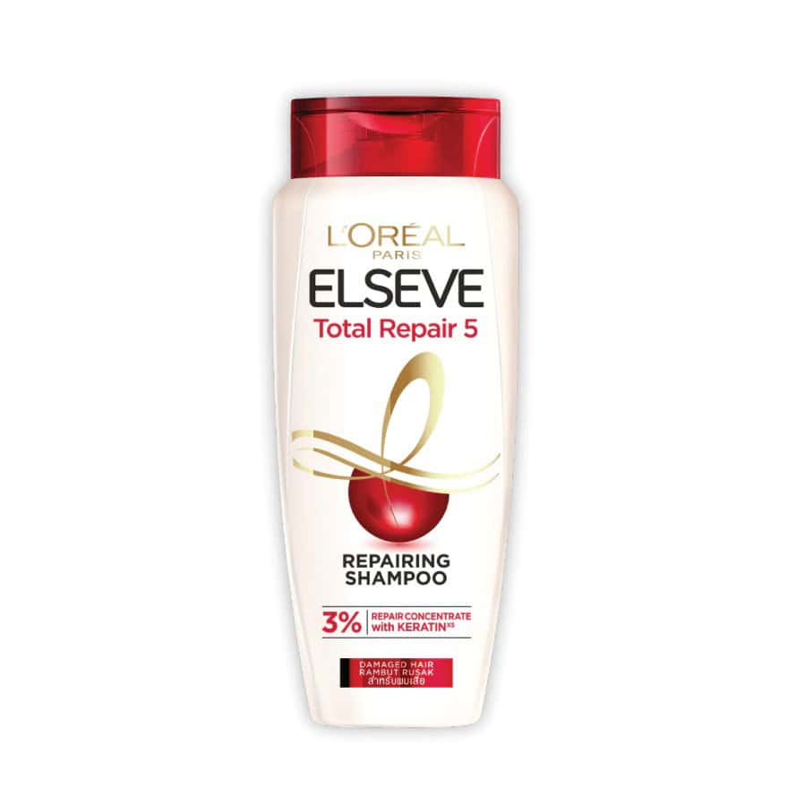 loreal-total-repair-5-repairing-shampoo-280ml-nourish-hair-lessen-split-ends