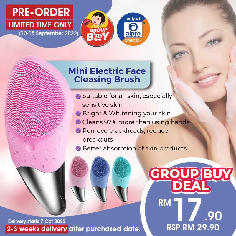 mini-electric-face-cleansing-brush-face-massager-and-cleansing product image 1