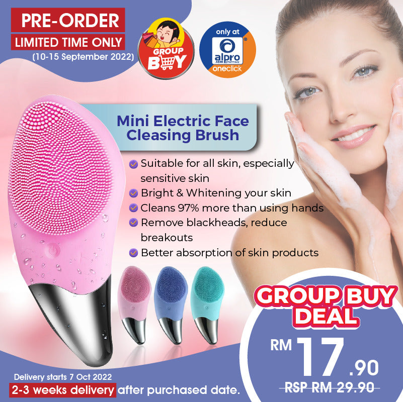 group-buy-delivery-starts-on-7-oct-2022-mini-electric-face-cleansing-brush-face-massager-and-cleansing-pink