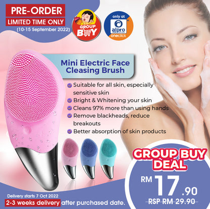group-buy-delivery-starts-on-7-oct-2022-mini-electric-face-cleansing-brush-face-massager-and-cleansing-pink