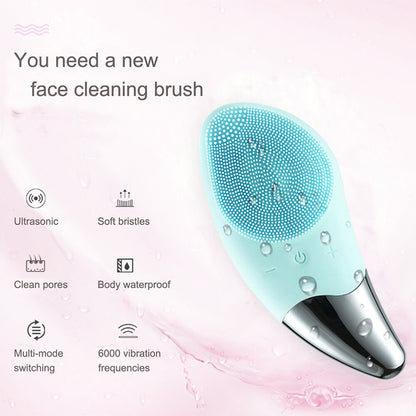group-buy-delivery-starts-on-7-oct-2022-mini-electric-face-cleansing-brush-face-massager-and-cleansing-green