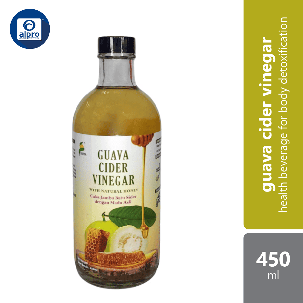 surya-guava-cider-vinegar-with-natural-honey-450ml-enriched-with-natural-goodness