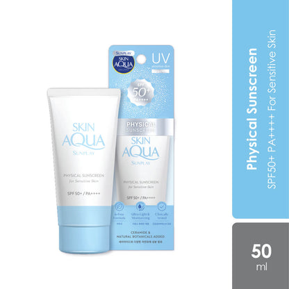 sunplay-skin-aqua-uv-physical-sunscreen-spf50-50ml-for-sensitive-skin