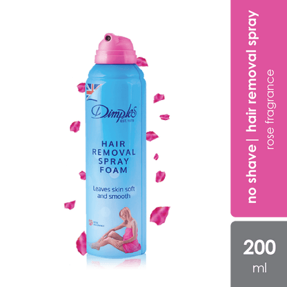 dimples-hair-removal-spray-foam-rose-jasmine-fragrance-200ml-no-shave-needed-rose