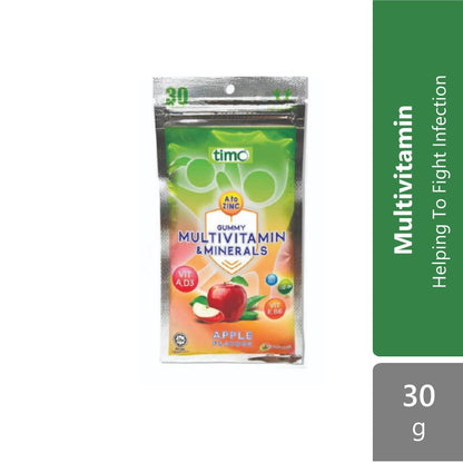 timo-gummy-multivitamin-minerals-lemon-apple-strawberry-30g-x-12-pouches product image 1