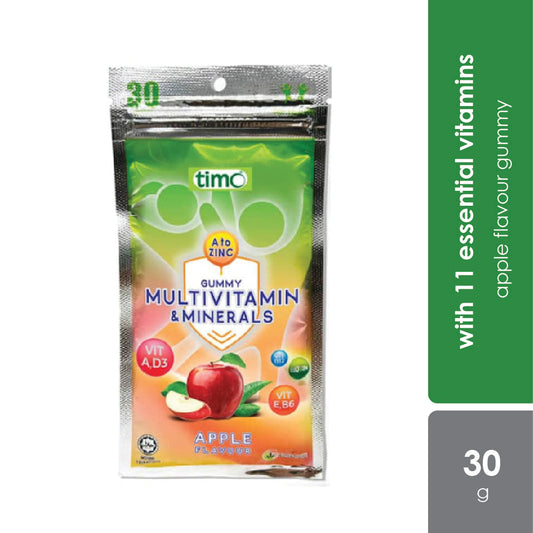 timo-gummy-multivitamin-minerals-apple-lemon-strawberry-flavour-30g-1s-with-11-essential-vitamins-apple