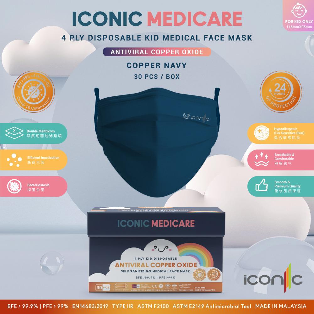 iconic-4ply-copper-oxide-medical-face-mask-copper-nany-with-ear-loop-30s-for-kids-au-kids