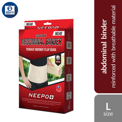 neepo-n6340-abdominal-binder-size-m-l-xl-xxl-xxxl-reinforced-with-breathable-material-l