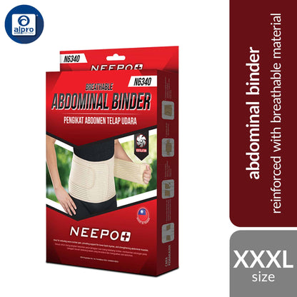 neepo-n6340-abdominal-binder-size-m-l-xl-xxl-xxxl-reinforced-with-breathable-material-xxxl