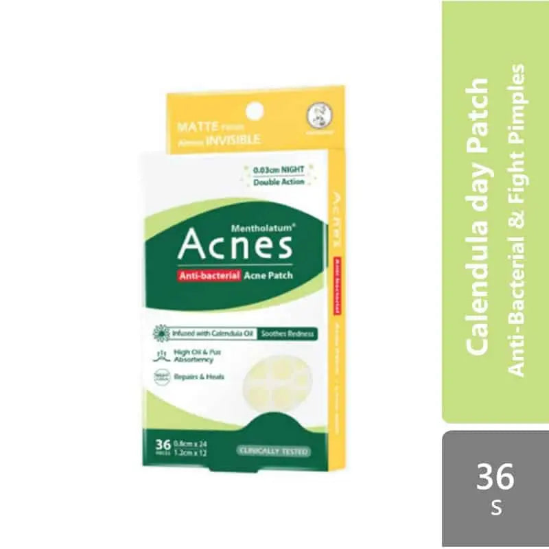 mentholatum-acnes-anti-bacterial-calendula-patch-36s-day-night-anti-bacterial-fight-pimple product image 1