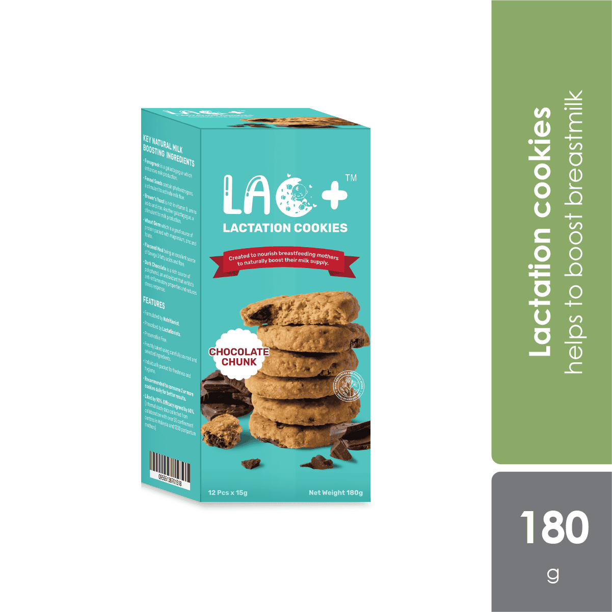 la-lactation-cookies-180-milk-boosting-ingredient product image 1