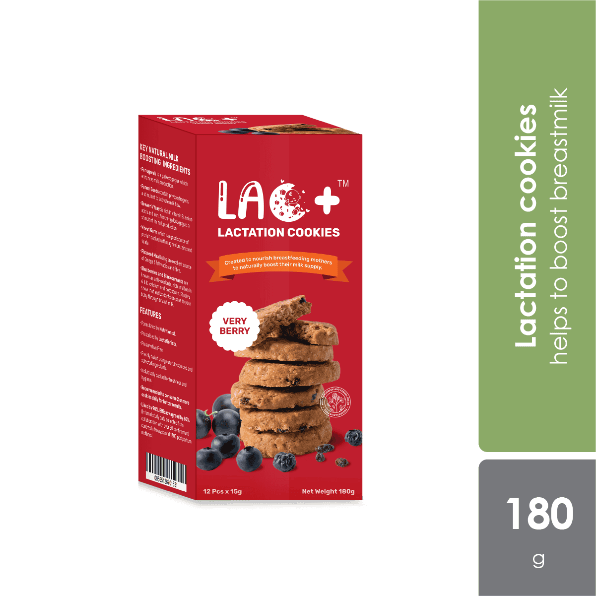 la-lactation-cookies-180-milk-boosting-ingredient product image 1